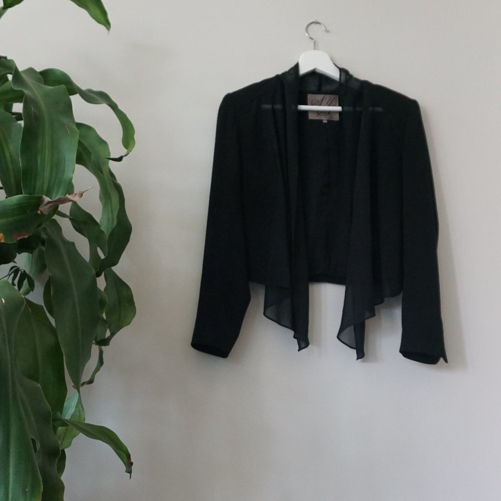 Blazer with lose high quality tule front